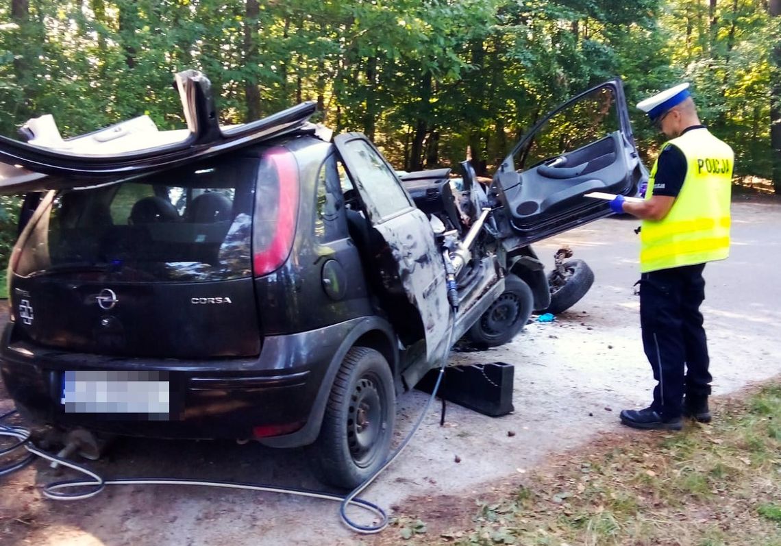 Tragiczny wypadek niedaleko Kościerzyny. Zginął młody mężczyzna