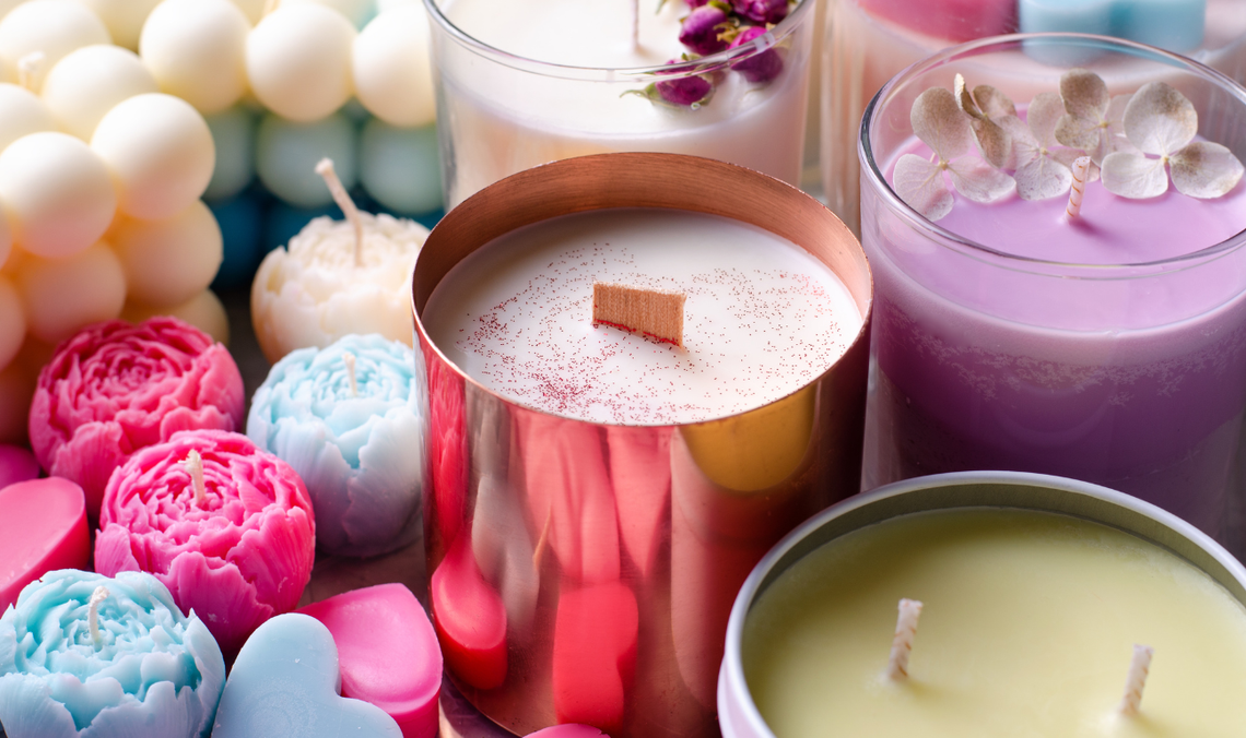 świece sojowe, zdjęcie ilustracyjne