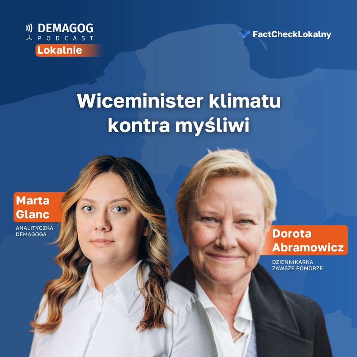 wiceminister kontra myślwi, podcast, plakat