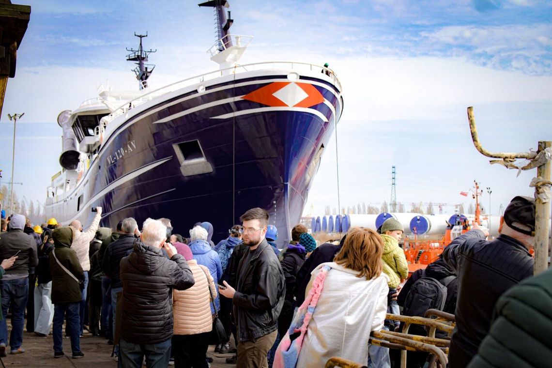 wodowanie trawlera Møgsterfjord, Gdańsk 2026