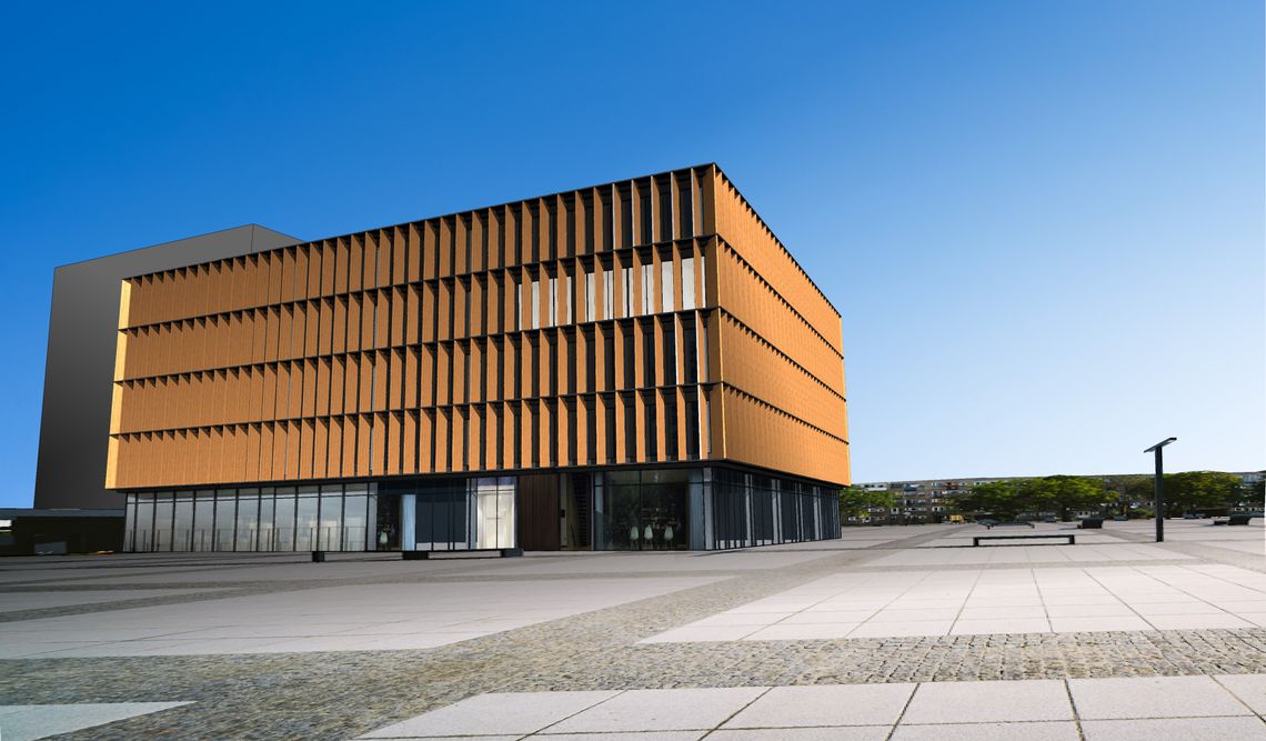 nowy budynek Szpitala im. Mikołaja Kopernika, Gdańsk, wizualizacja