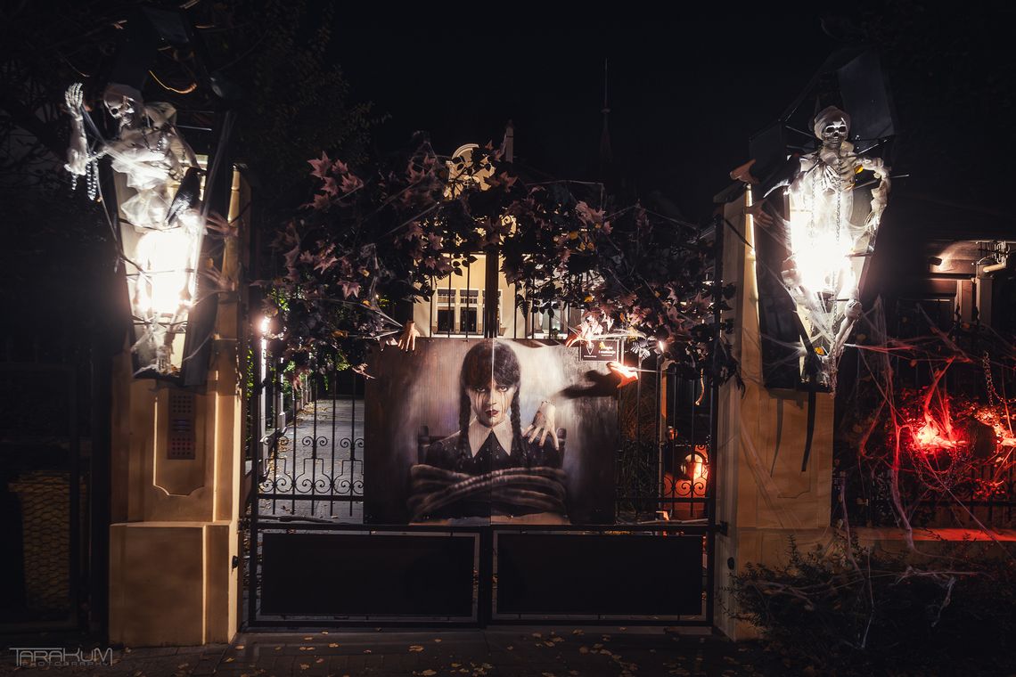 Willa Kirsch w Gdańsku znów straszy. Tym razem w motywie Wednesday Addams