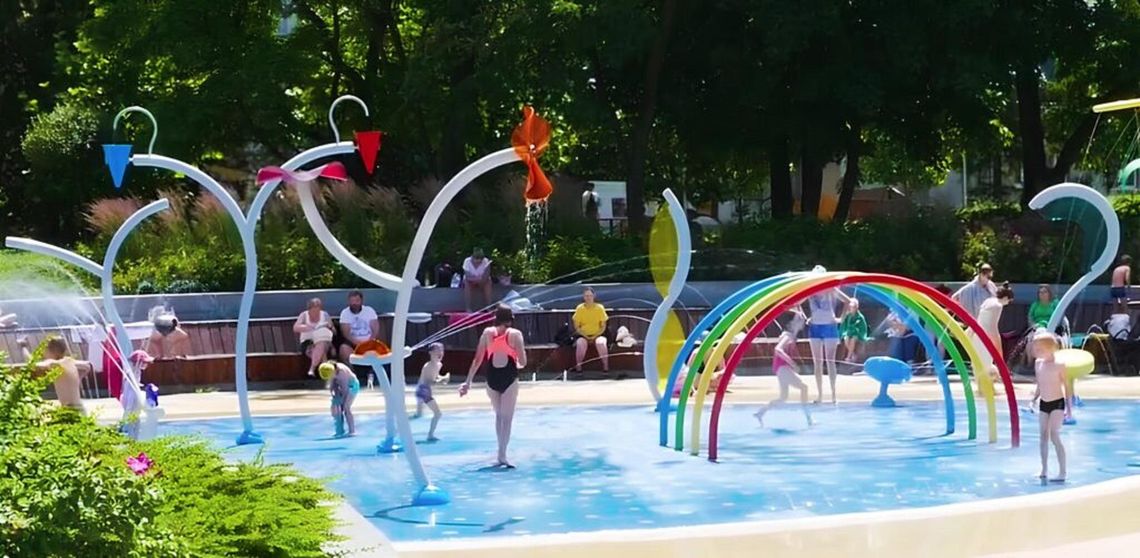 Wodny plac zabaw w Tczewie prawie gotowy. Kiedy otwarcie? wodny plac zabaw w Tczewie, wizualizacja