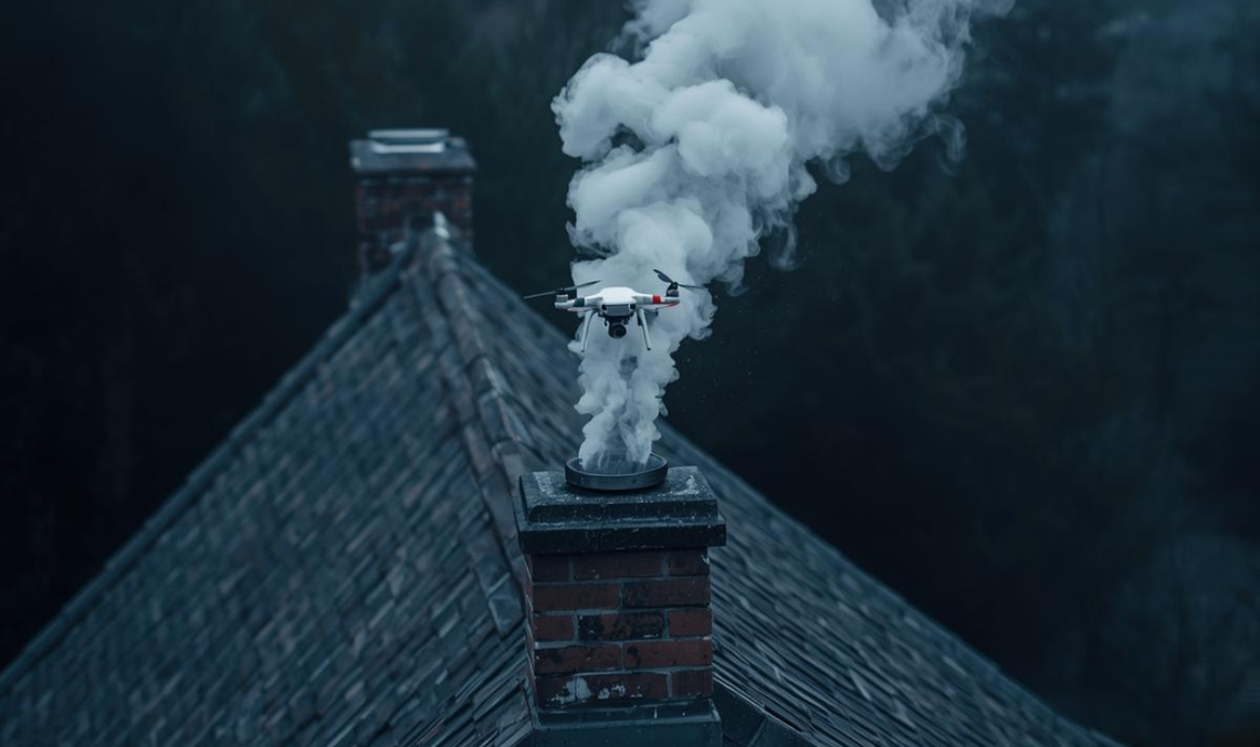 Dron sprawdzi, czym palą w gminie Chojnice. "Nie chcę wdychać całej tablicy Mendelejewa" Gmina Chojnice kupuje drona. Będzie kontrolować czym palą mieszkańcy