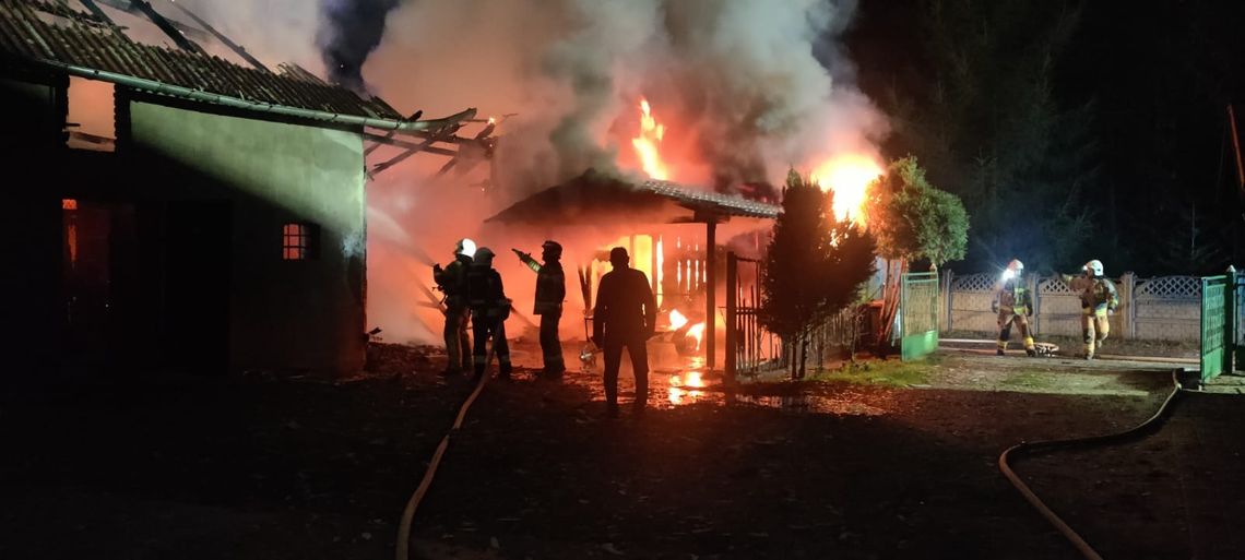pożar w Gutowcu