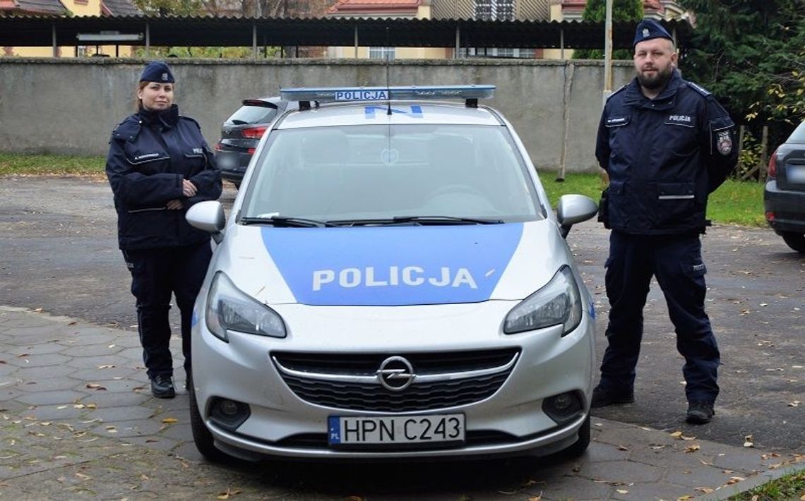 Wybuch pieca w Tczewie. Policjanci uratowali trójkę małych dzieci 