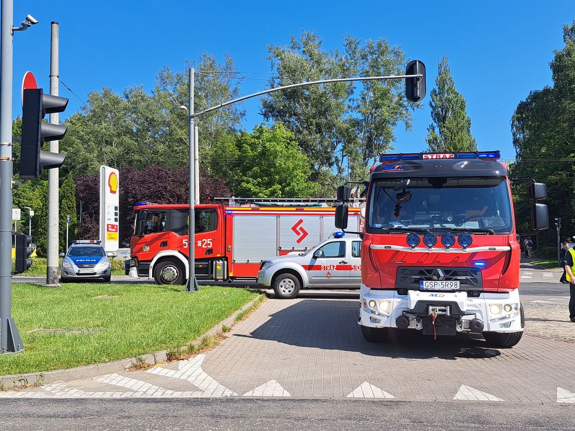 Wyciek gazu w Sopocie. Koparka uszkodziła rurę