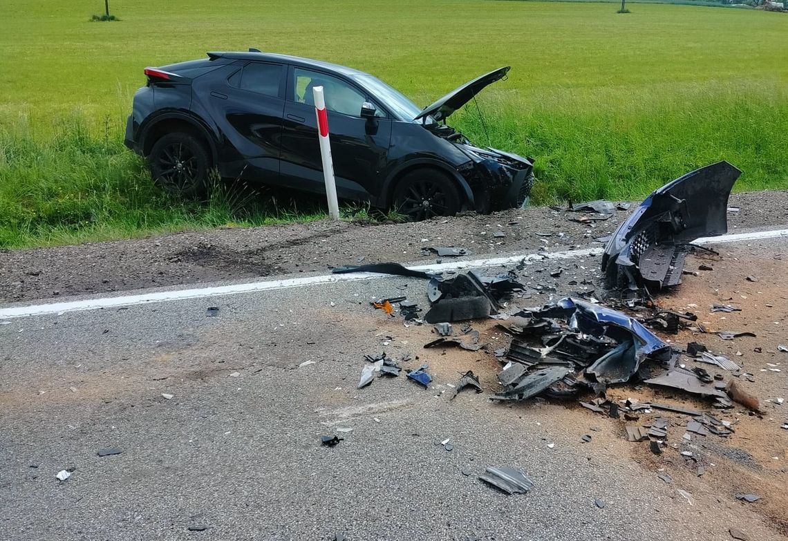 Wypadek na DK20 w Borczu! Trzy osoby ranne. Są utrudnienia wyadek, Borcz