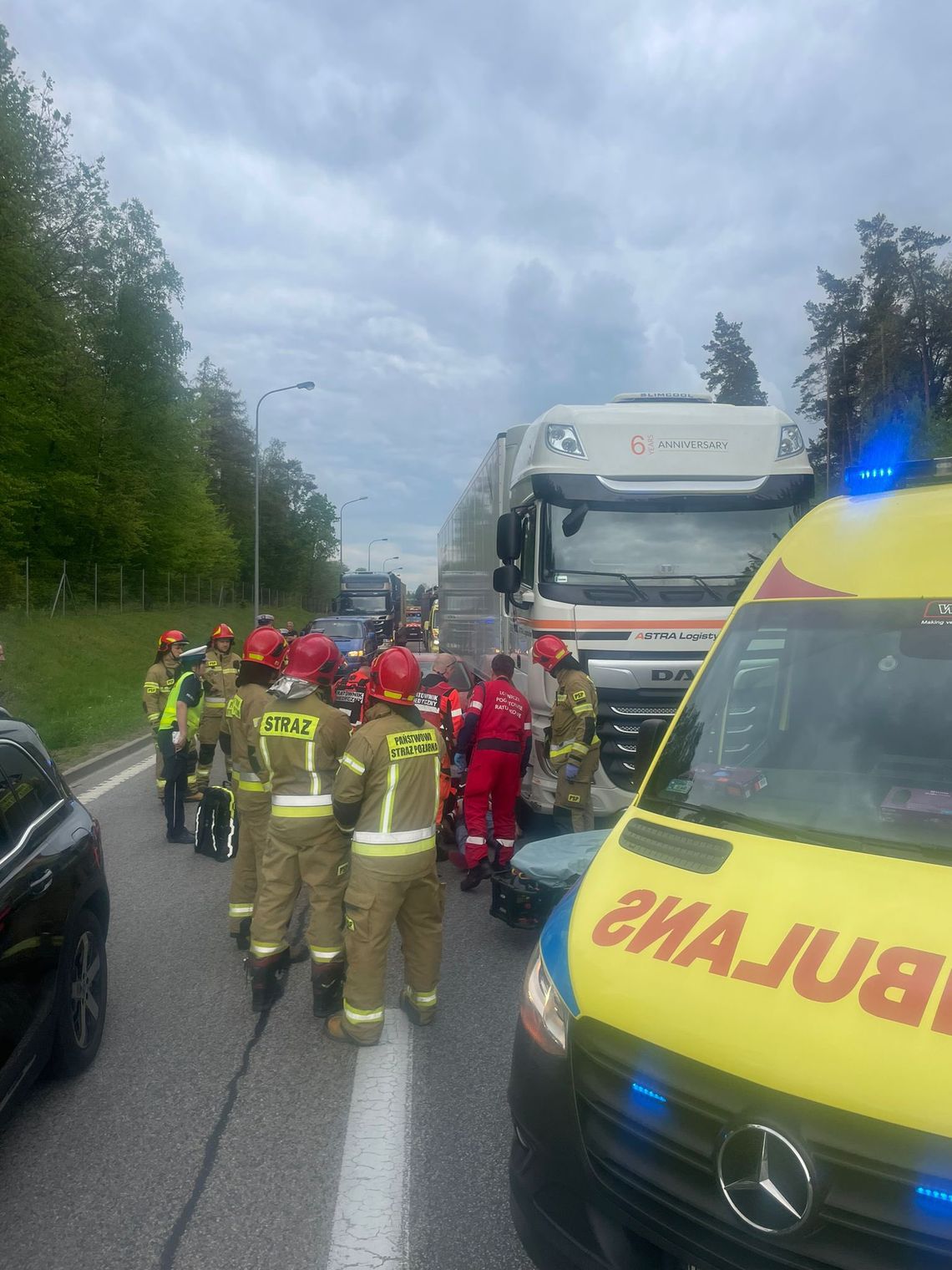 wypadek na obwodnicy Trójmiasta