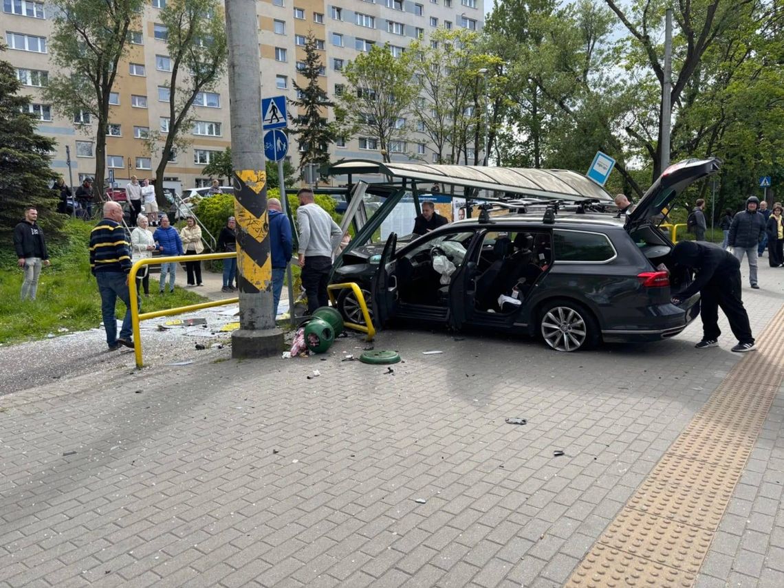 wypadek na ul. Morskiej w Gdyni