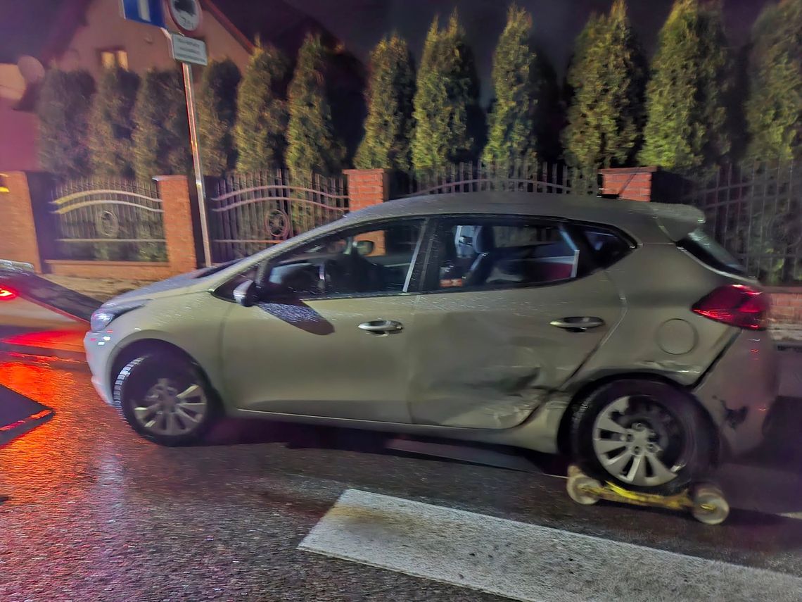 Wypadek prezesa ZKP! Sprawca odjechał, ale... zostawił tablicę rejestracyjną