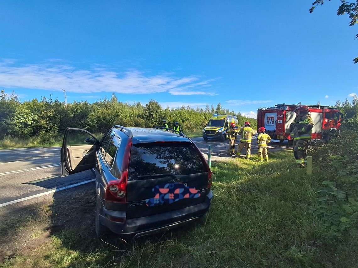 Wypadek w powiecie kwidzyńskim. Jedna osoba ranna, ruch odbywa się wahadłowo
