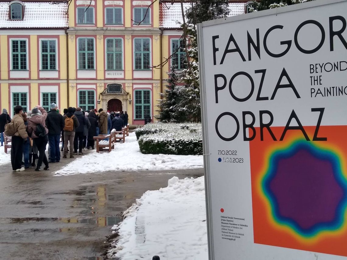 „Fangor. Poza obraz”, kolejki na wystawę, Gdańsk