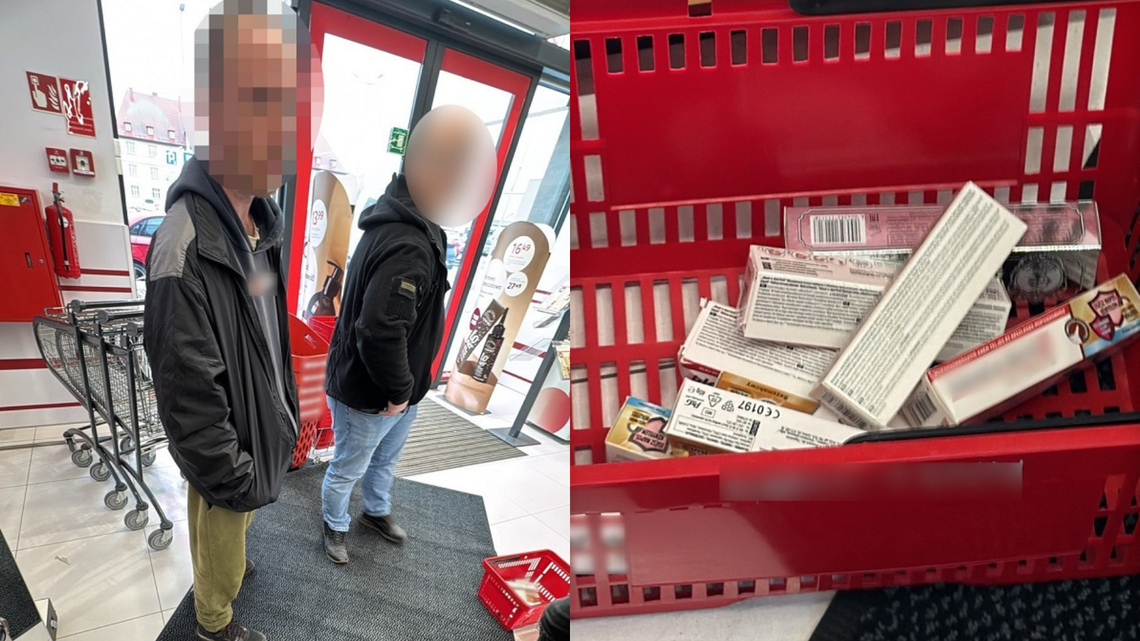 Z drogerii w Lęborku ukradł kilkanaście opakowań... kleju do protez