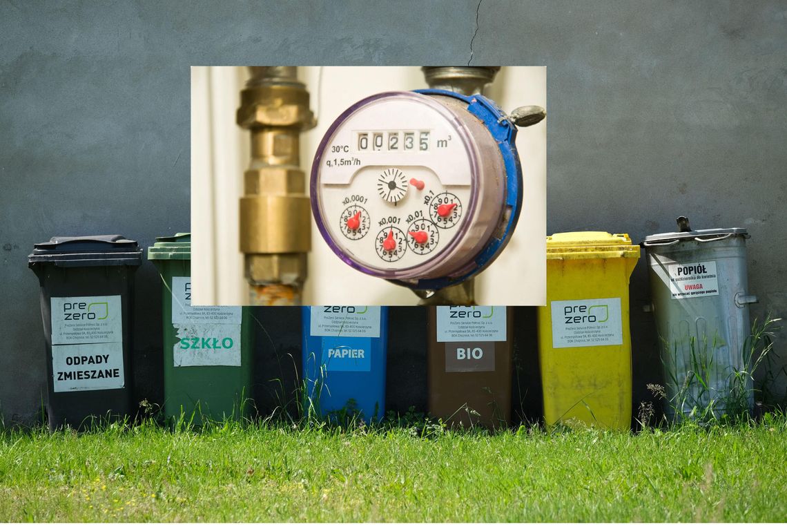 licznik i śmieci