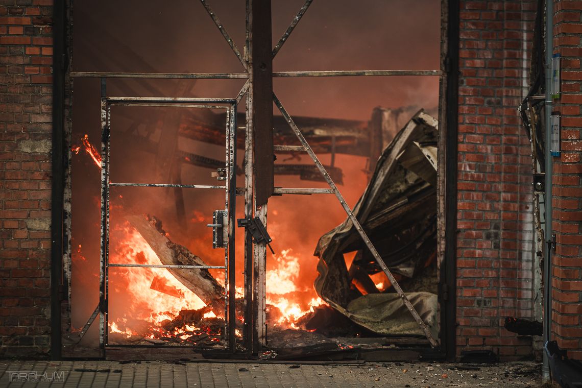 Pożar, Zakłady Naprawcze Taboru Kolejowego w Gdańsku