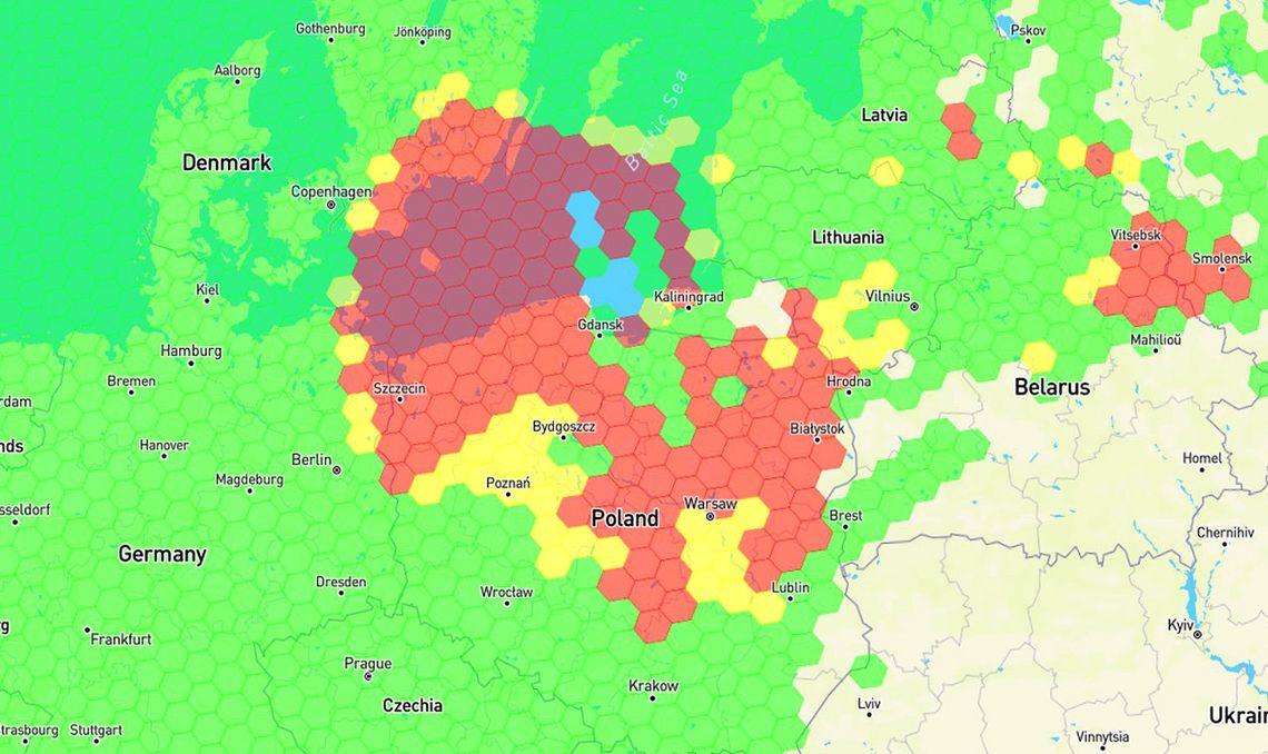 Zakłócenia GPS nad Pomorzem oraz całym Morzem Bałtyckim. To Rosjanie? 