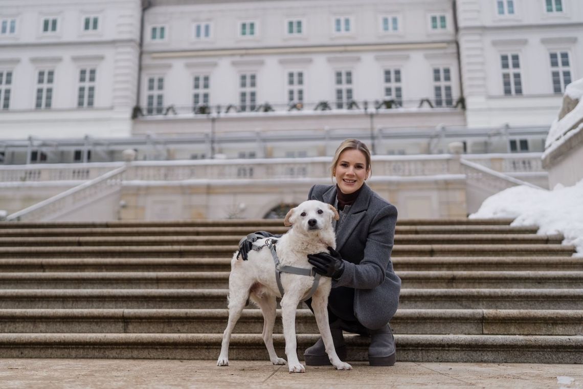 Bezdomny pies z Pomorza trafił do Pałacu Prezydenckiego. Yuki podbił serce rodziny prezydenta