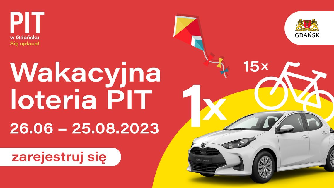 Zapłaciłeś PIT w Gdańsku? Weź udział w loterii i wygraj samochód!