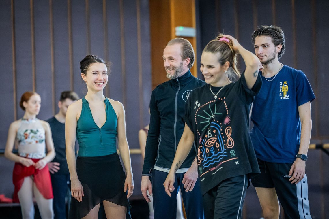 próby do wieczoru baletowego „Fantazja i Fortuna”