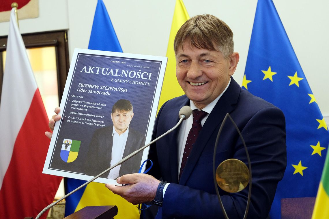 Zbigniew Szczepański rekordzistą na Pomorzu. Od 35 lat jest wójtem gminy Chojnice Wójt Zbigniew Szczepański