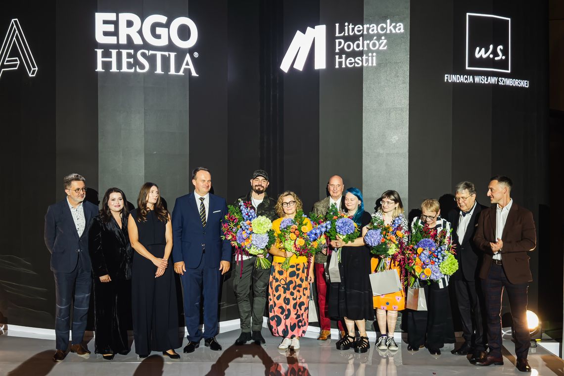 Znamy laureata 5. Nagrody Literacka Podróż Hestii 2025! Na zdjęciu: nominowani w tegorocznej edycji konkursu Literacka Podróż Hestii