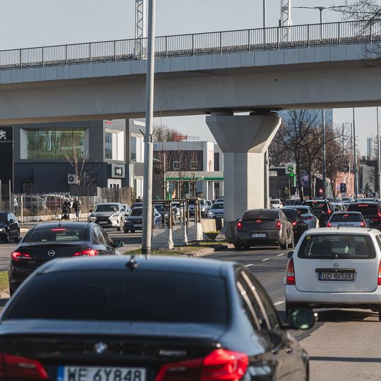 al. Grunwaldzka w Gdańsku, miejsce planowanego buspasa