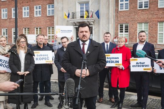 Łukasz Kopeć, kandydaci Trzeciej Drogi do pomorskiego sejmiku