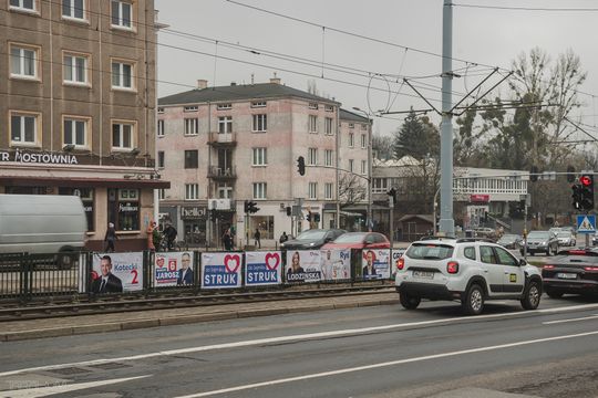 plakaty wyborcze, Gdańsk 2024