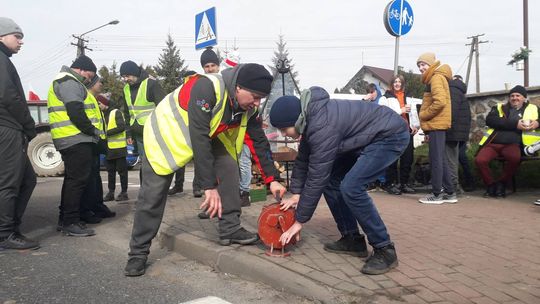 protest rolników, powiat chojnicki, 2024