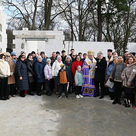 Poświęcenie kamienia węgielnego pod cerkiew w Lęborku [ZDJĘCIA]