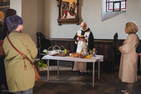 wielkanocne święcenie pokarmów, dominikanie, Gdańsk 2024