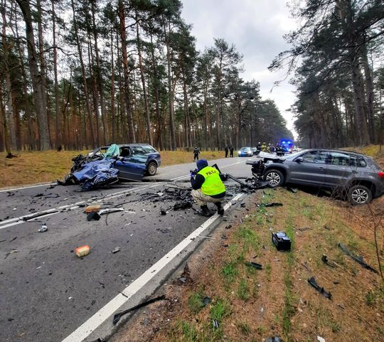 wypadek w Zielonej Chocinie