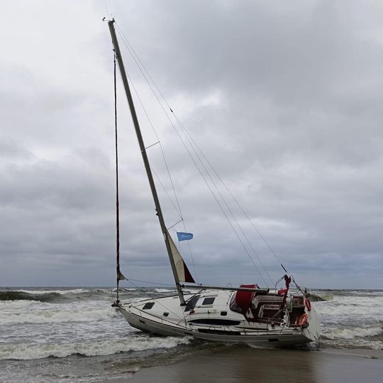 Rozewie, akcja ratunkowa na Bałtyku