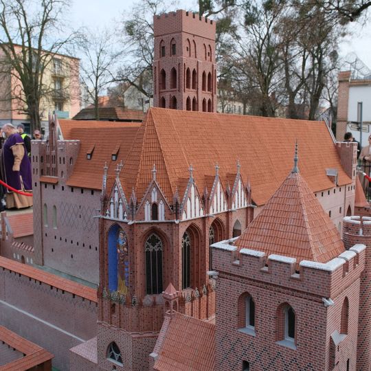 Miniatura zamku w Malborku przyciąga wzrok bogactwem szczegółów