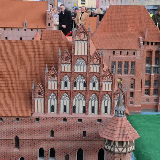 miniatura zamku w Malborku