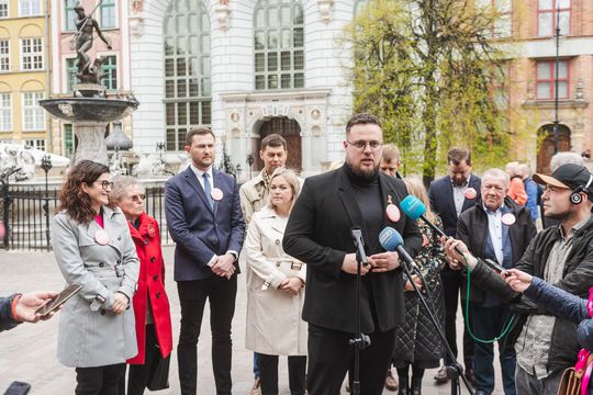 Marcin Makowski, Wszystko dla Gdańska, briefing po wyborach