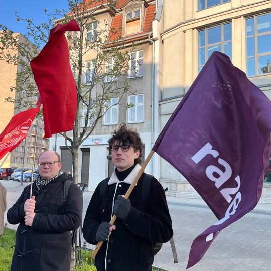 Protest przed siedzibą LPP w Gdańsku