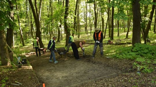 Prace archeologów na półwyspie Westerplatte