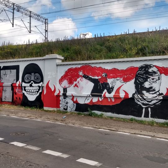 „Furioza 2”, mural, Gdańsk