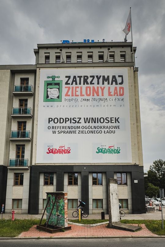 baner Zielony Ład, KK NSZZ „Solidarność”, Gdańsk 2024