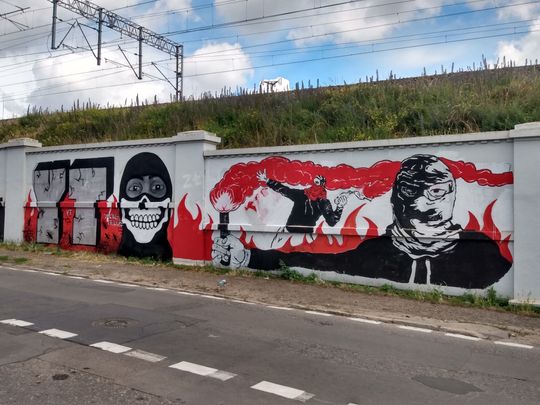 „Furioza 2”, mural, Gdańsk