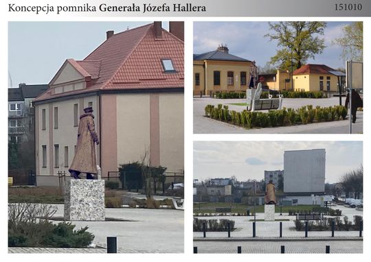 pomnik generała Józefa Hallera w Starogardzie Gdańskim, wyróżniona koncepcja, Katarzyna Gliwa