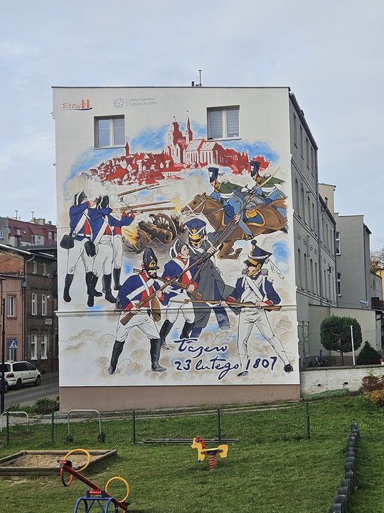 mural, ulica Wąska, Tczew