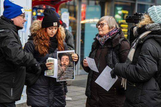 „Cicha noc”, protest Gdańsk 2024