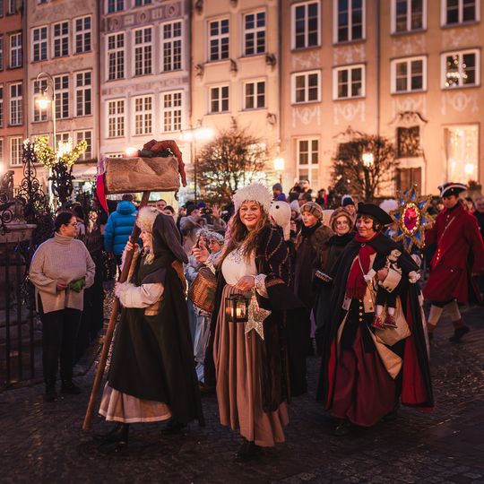 Miejska Wigilia na Długim Targu w Gdańsku