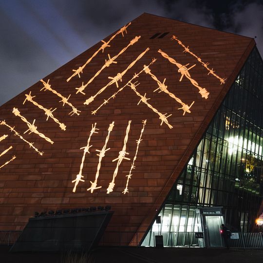 Mapping dzieł Mariana Kołodzieja w Gdańsku