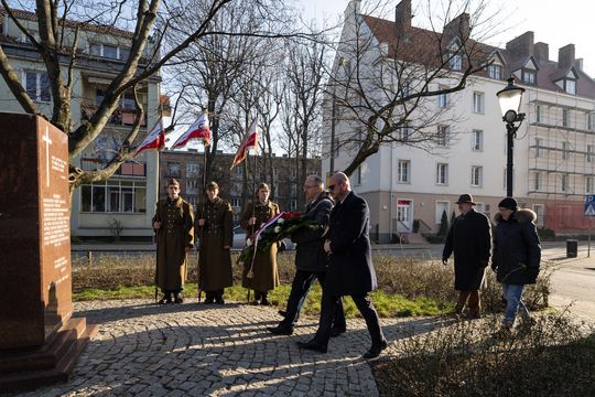 poświęcenie krzyża z polskiej mogiły na Wołyniu, Gdańsk 2025