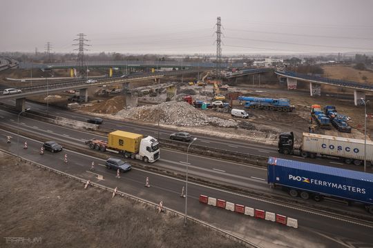 estakada ul. Elbląskiej wyburzona, Gdańsk 2025