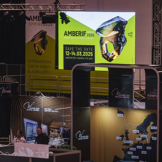 Międzynarodowe Targi Bursztynu i Biżuterii Amberif Spring 2025, AmberExpo, Gdańsk
